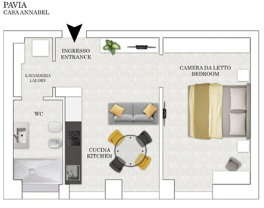 Apartamento Casa Annabel Pavía Exterior foto
